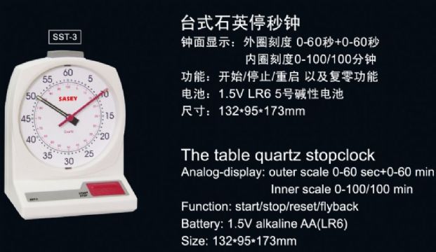 點擊查看詳細(xì)信息<br>標(biāo)題：臺式石英停秒鐘 閱讀次數(shù)：2321